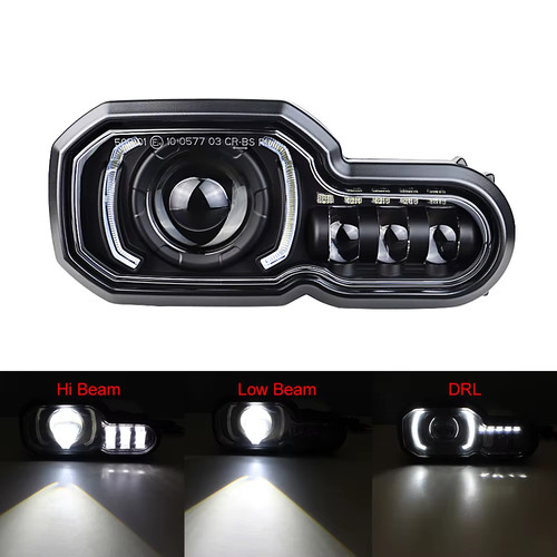 Faro led anteriore moto - anteriore,